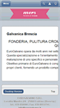 Mobile Screenshot of eurogalvano.it